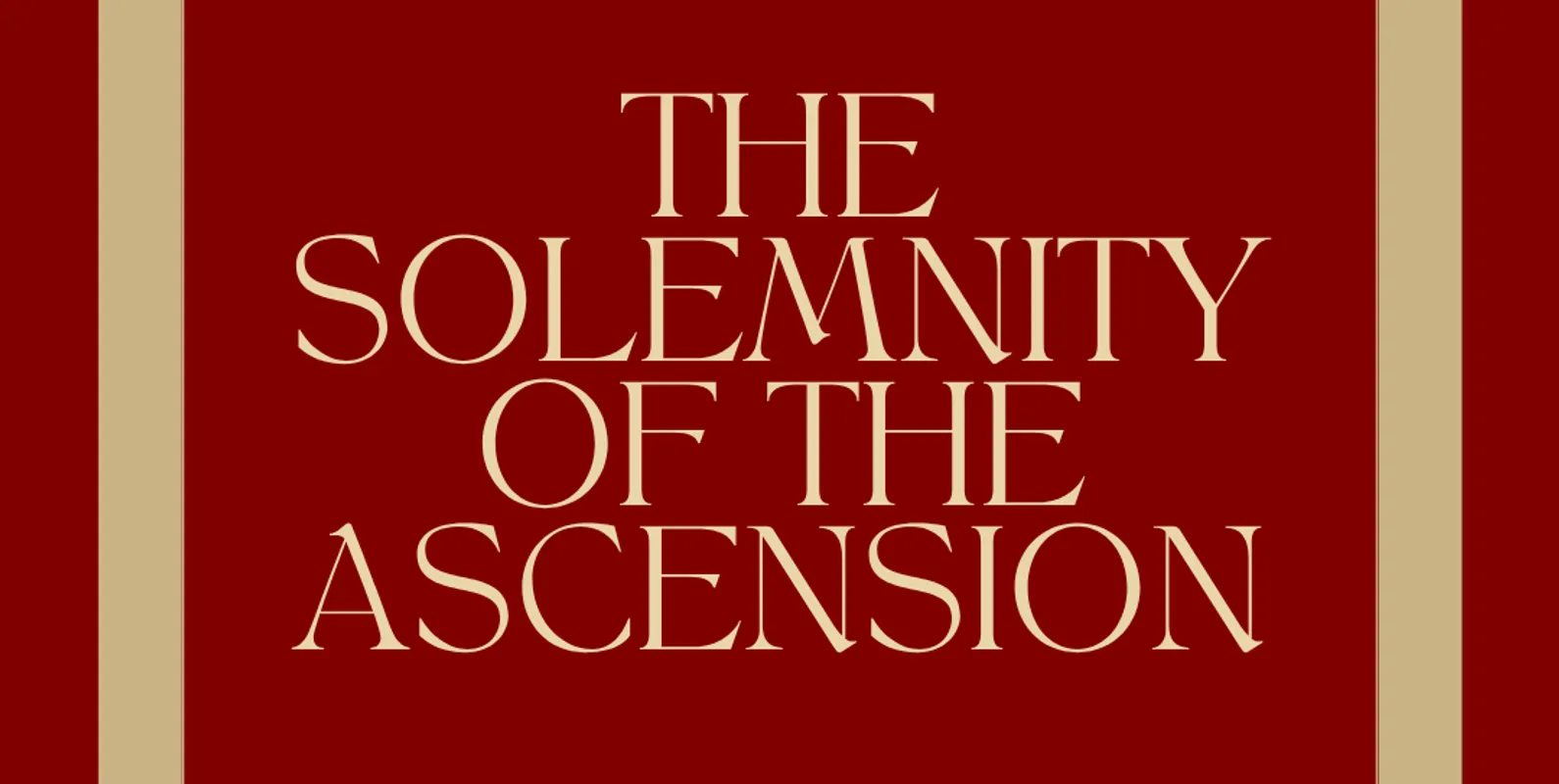 Solemnity of the Ascension