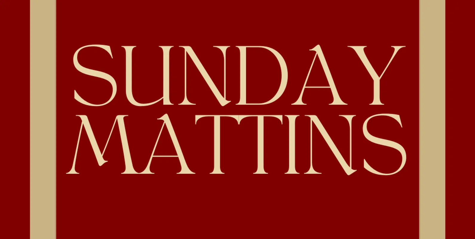 Sunday Mattins